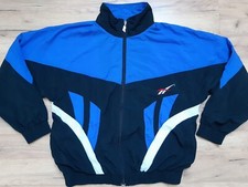 REEBOK! old retro vintage track jacket top jumper bluse! 5/6 ! L adult@