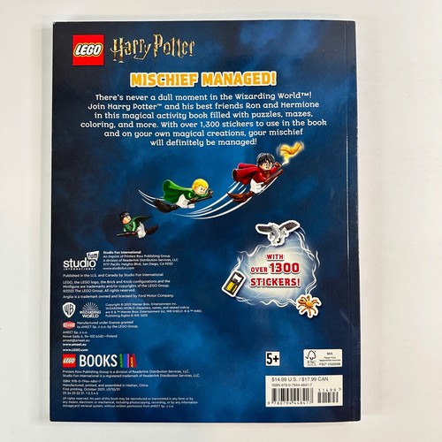 Lego Harry Potter Mischief Managed! Sticker Activity Book - Labyrinthe Puzzles Ausmalbilder - Bild 7 von 11