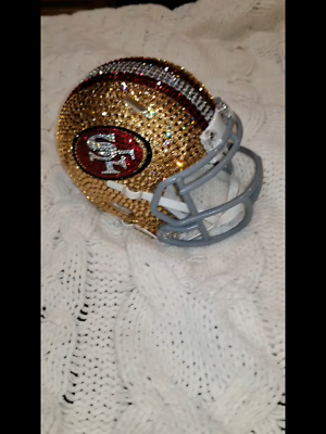 49ers bling helmet