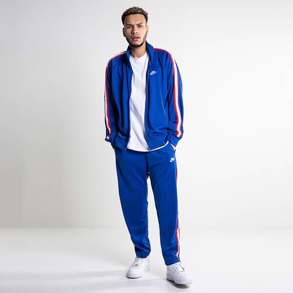 Nike Sportswear Mens Tribute Tracksuit XXL Royal Blue Track Jacket Pants Set | eBay