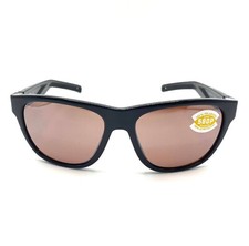 Costa Del Mar Bayside Sunglasses Shiny Black/Copper Silver Mirror 580Plastic