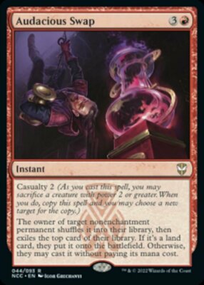 Audacious Swap x1 - Commander: Streets of New Capenna - NM-Mint, English - Comma