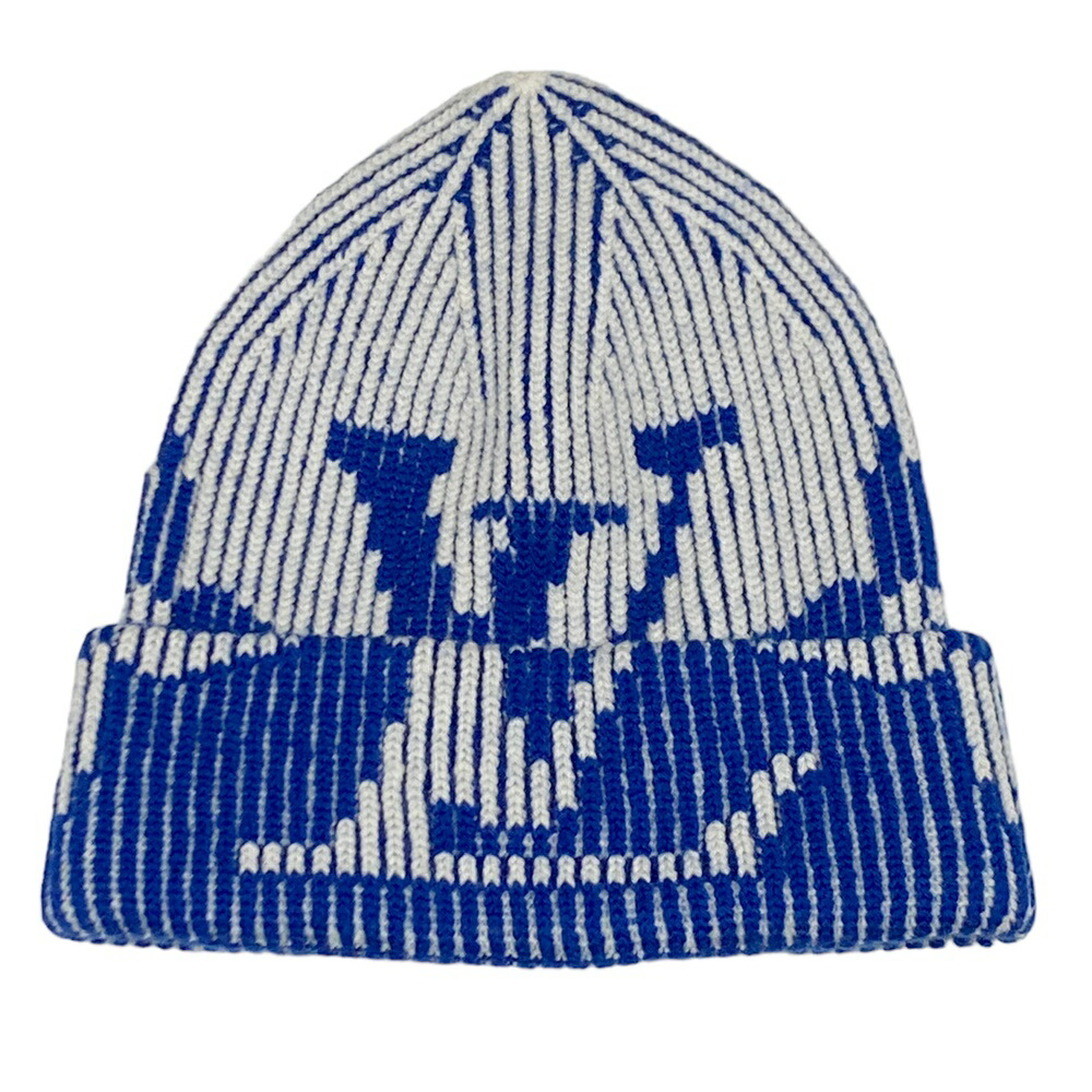 LOUIS VUITTON LV M78001 Beanie Rib Flower Knit Cap Hat Giant