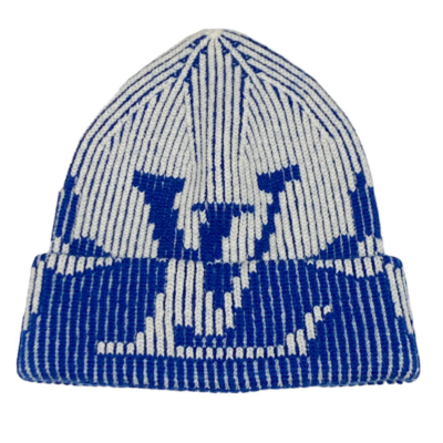 LOUIS VUITTON LV M78001 Beanie Rib Flower Knit Cap Hat Giant