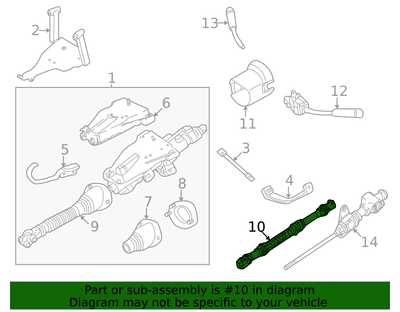 Mercedes-Benz 4634601309 Genuine OEM Lower Shaft for sale online  