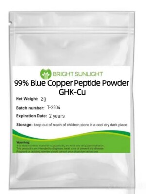 2g 99% Pure Blue Copper Peptide Powder GHK-Cu | eBay