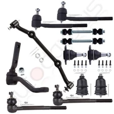 12 Pcs Suspension Ball Joint Tie Rod Ends Center Link Fits 91-95 GMC Sonoma 2WD