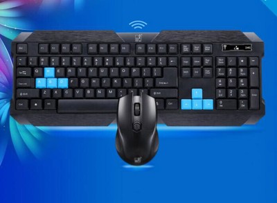 24 GHz Wireless Tastatur mit Maus1600DPI Funk Kabellos Keyboard Hot-Keys