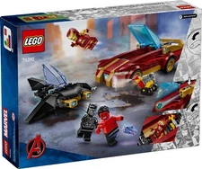LEGO MARVEL SUPER HEROS: IRON MAN CAR & BLACK PANTHER VS. RED HULK (76310)