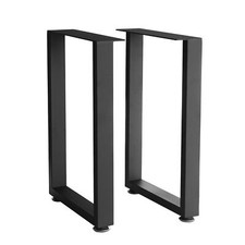 16" Metal Furniture Legs with Adjustable Feet Coffee Table Desk Bench DIY