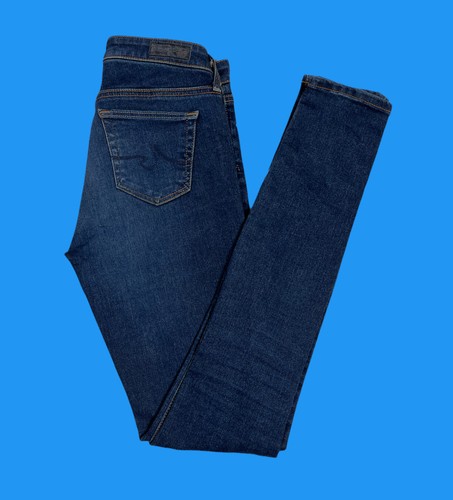 Super Skinny Ankle Jeans 25R Blue 