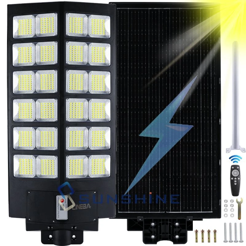 99999900LM LED Brillo Lleno Focos Lampara Sensor De Movimient Solar De Calle Luz - Image 3 of 4