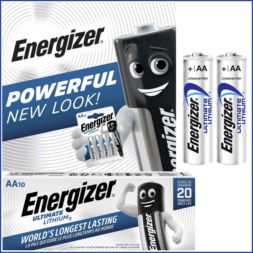 Energizer Ultimate Lithium AA Mignon 1,5V Batterie L91 3000 mAh Bulk ++aus 2026+ - Bild 1 von 4