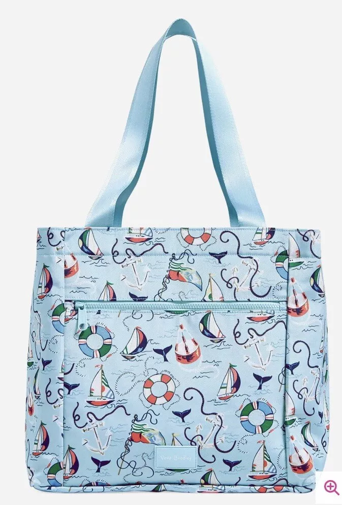 Vera bradley drawstring tote hot sale