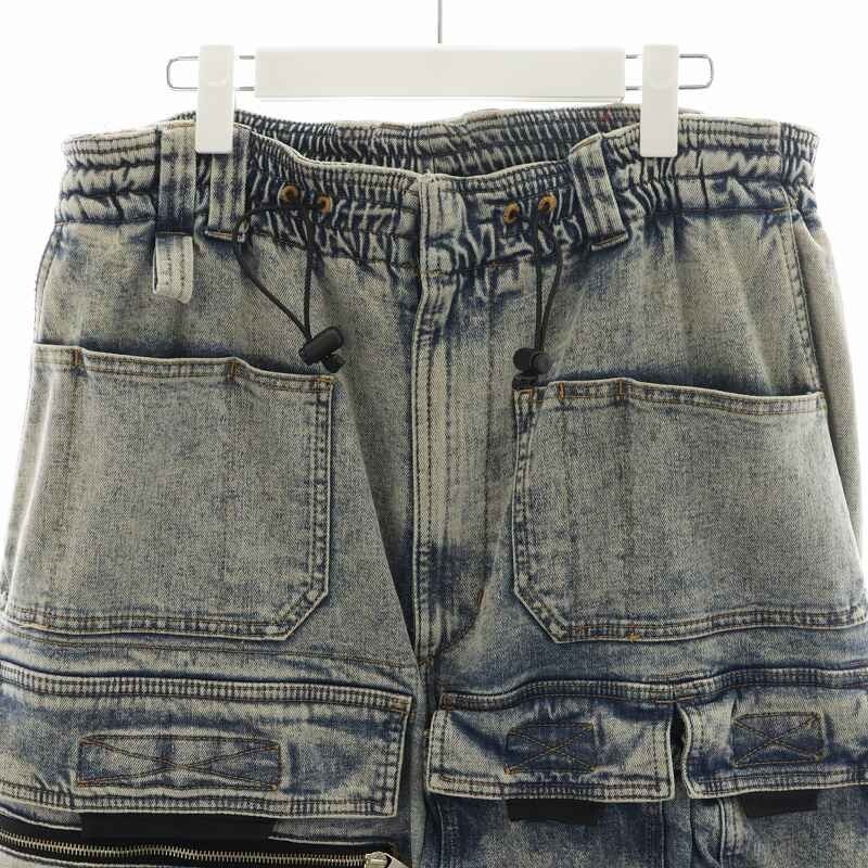 DIESEL D-ONLYPOCKETS Rehab Cargo denim pants, jeans, UNI, blue | eBay