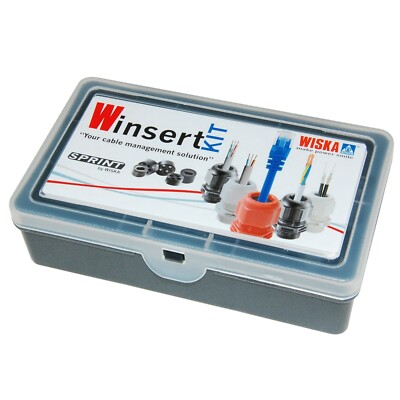 Wiska Dichtgummi Einsatz Kit Kabelmanagement Kit Verwendung mit Kabelverschraubungen T&E