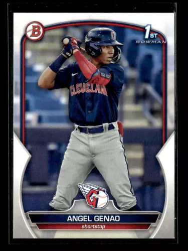 2023 Bowman Prospect Paper Angel Genao Guardians 1st #BP-140 5 Card Lot