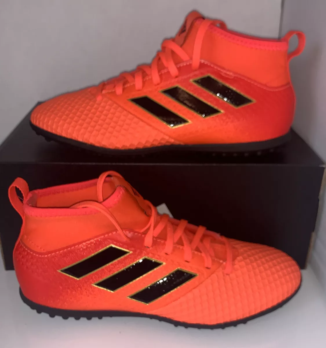 Arenoso algas marinas yeso Adidas Ace Tango 17.3 TF Jr turf soccer shoes Sz 3.5 red/blk/orn BY2205 |  eBay