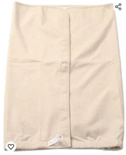 Diaper Skirt Washable Cotton Cloth Wearable Incontinence Bed Pad For Adults Sz L