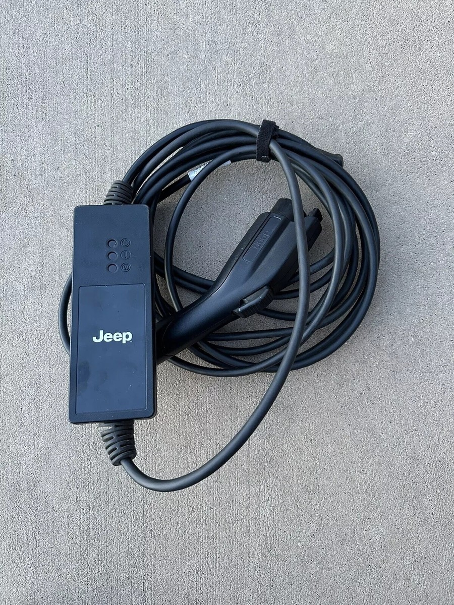 jeep ラングラー　4xe phv ev 充電ケーブル　袋セット Jeep Wrangler 4xe PHEV Charging Cord Charger Cable EV Home