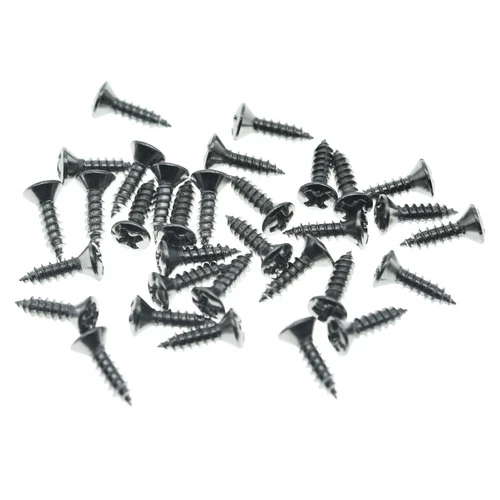 30 Premium Stainless Steel #3x3/8" Pickguard/Backplate Screws for Gibson LesPaul