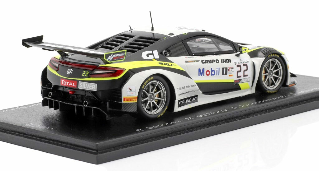1/43 Honda Acura NSX GT3 2019 No.22 Jenson Team Rocket RJN 24H Spa