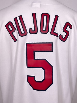 Albert Pujols #5 St Louis Cardinals Majestic 2011 World Series