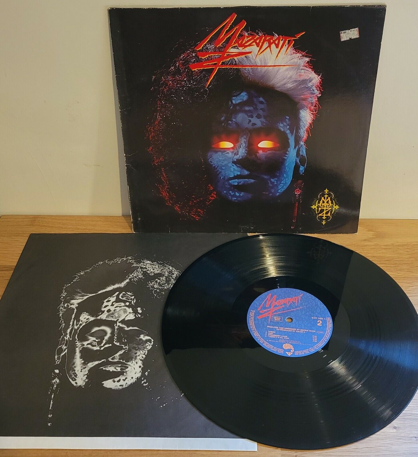 Mazarati 1986 French Pressing Rare Soul Funk LP Paisley Park Records Prince 