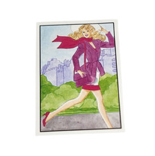 VINTAGE 1989 MATTEL FIGURINE PANINI BARBIE ALBUM STICKER NOS NEW OLD STOCK  94