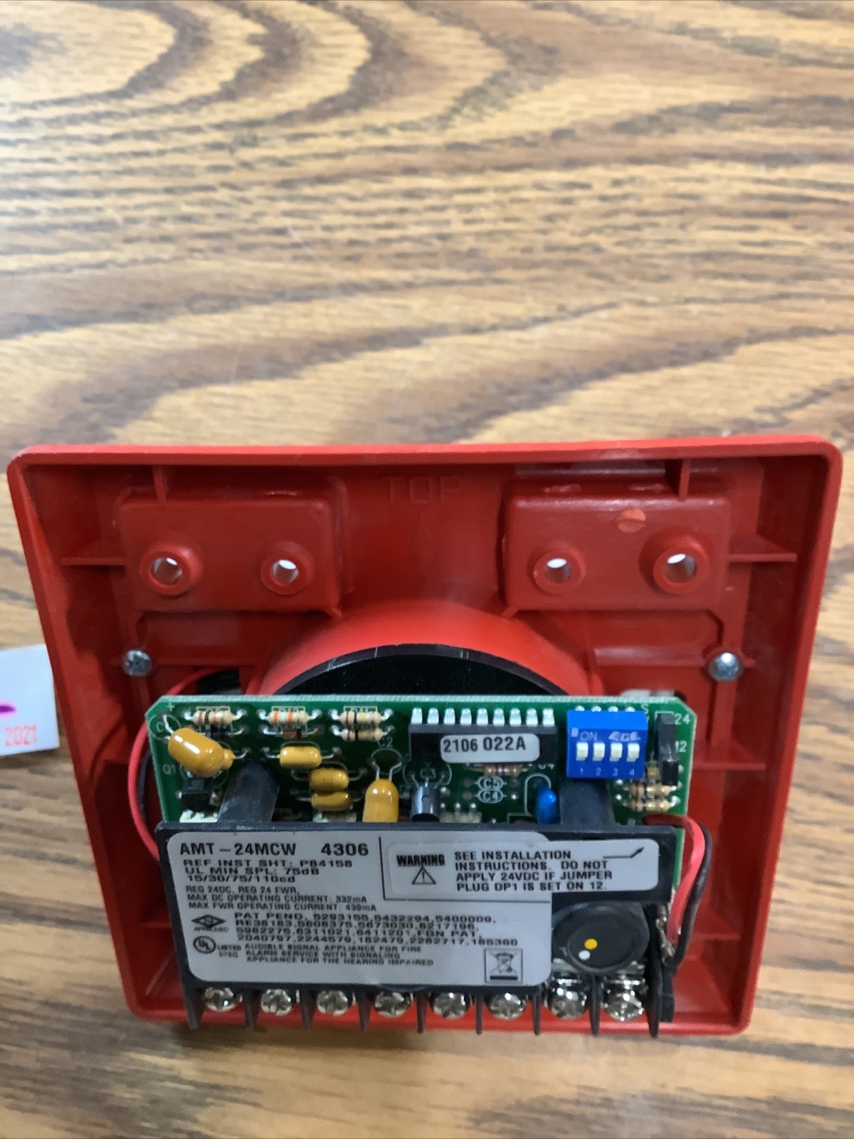 Cooper Wheelock AMT24MCW Red Horn Strobe eBay