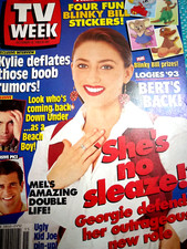 1992 TV Week magazine KYLIE MINOGUE~Eric Clapton~Girlfriend~Lisa Lackey~Bert
