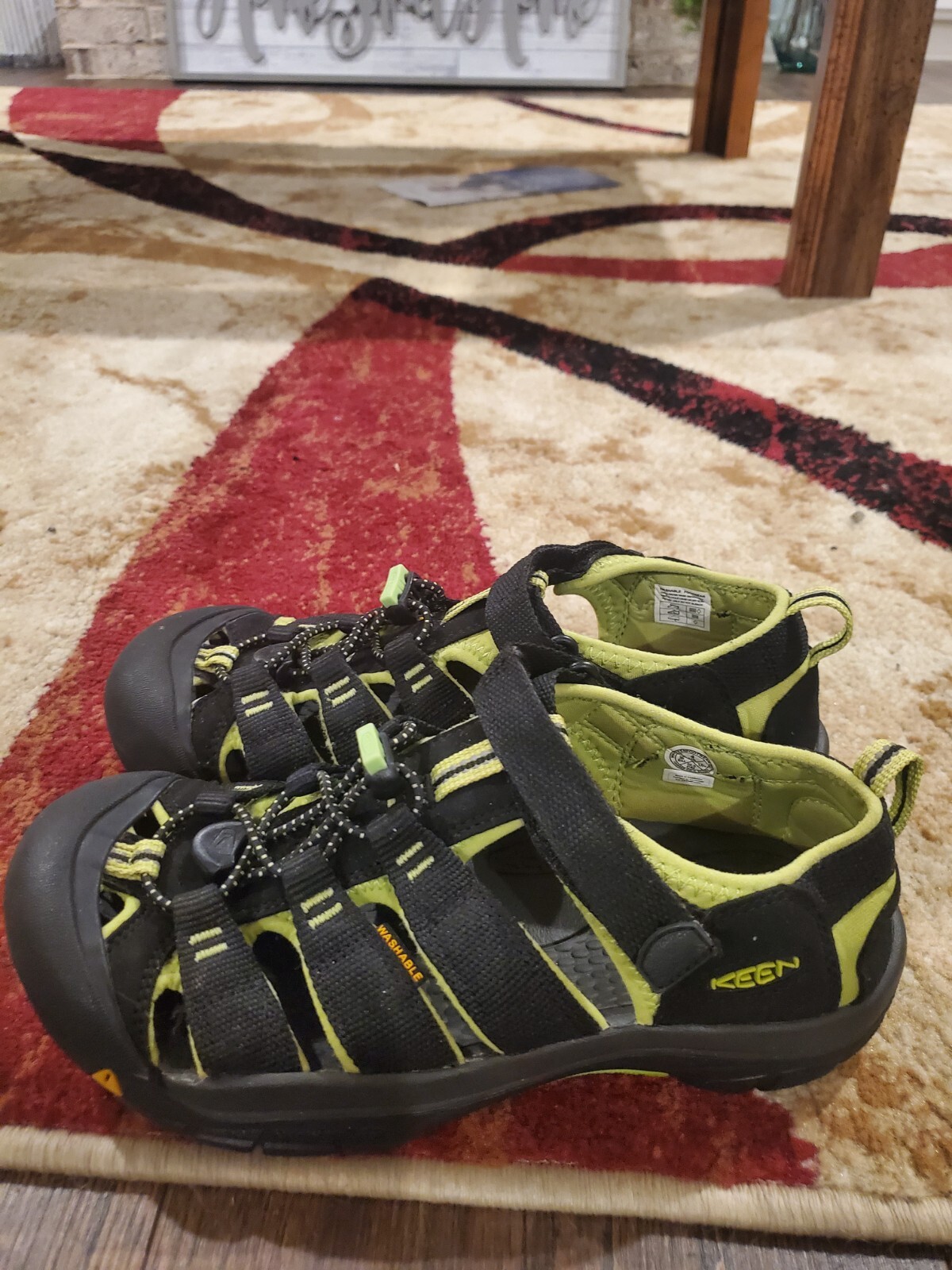 Sandali Keen Youth Newport H2 da trekking trail ragazzo taglia 4 verde nero