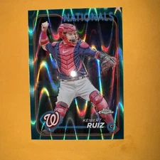 2024 Topps Chrome - Aqua Lava Refractor #64 Keibert Ruiz /199