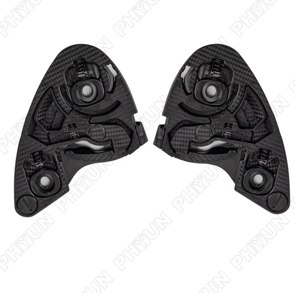 2pcs Motorcycle Helmet Visor Lock Base For SHOEI Z7 X14 CWR1