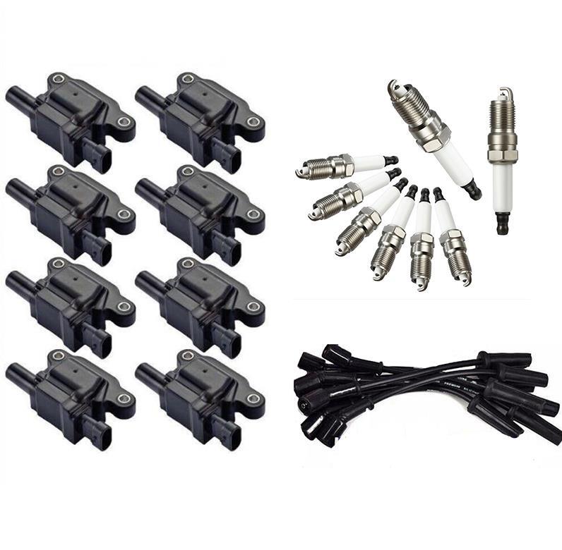 8 Bobinas De Encendido Cuadradas UF413 + Cables De Bujía 748UU