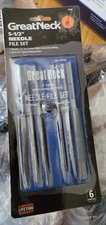 6 PIECE-- GREAT NECK SET SWEDISH STEEL NEEDLE FILE SET