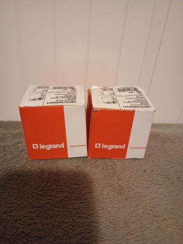 A Pair Of Paddle Switches Legrand Adorne, 4-way, 277V - White - ASPD1542W277.