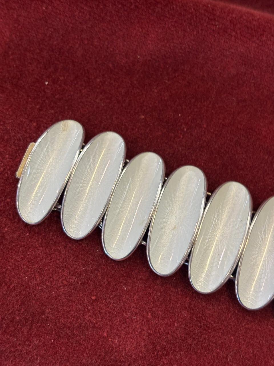 Sterling solid silver enamel David Andersen guill… - image 17