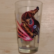 Marvel Gambit Decorated Glass Tumbler 16 fl o...