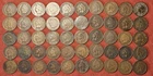 Roll Of 50 Indian Head Cent 1C Copper Coins Lots Of Better Dates