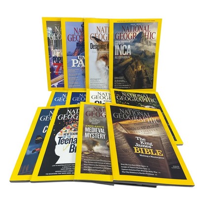 2011 National Geographic Magazine FULL Year 12 Issues W Maps Supplements