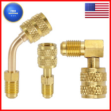 Goktvai 3Pcs R410A Adapter For Mini Split System 5/16 Sae Female To 1/4 Sae