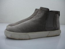 Men's sz 8.5 M Vince Tamas Chelsea Boots Flint Beige Suede Leather Ankle Slip-On