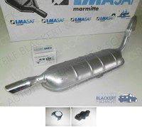 Imasaf ESD Auspuff Endtopf für Fiat 124 Spider Sport 1500+1600 1966-1972+ZubehöR