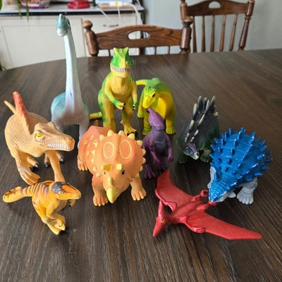 Lot 10 Jumbo Learning Resources Dinosaurs Large Size