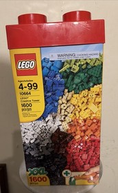 LEGO 10664 Creative Tower - XXL CARDBOARD BOX & PLASTIC LID ONLY