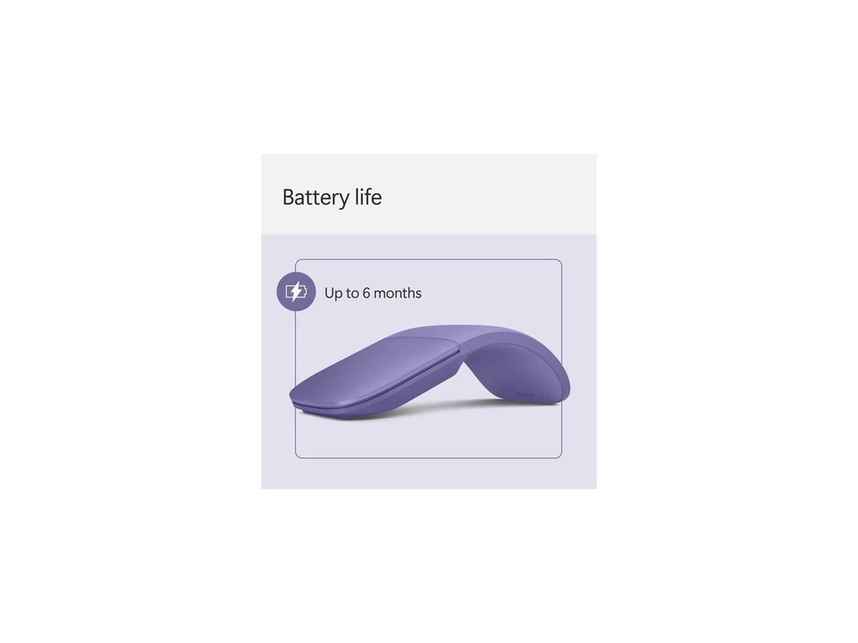 Microsoft - Surface Arc Bluetooth BlueTrack Ambidextrous Mouse - Wireless - - Image 3 of 4