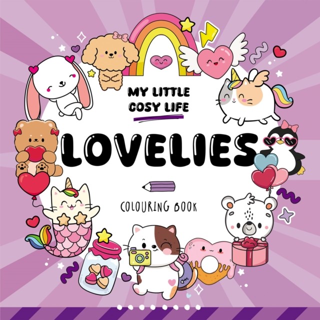 Lovelies: Cute Kawaii Colouring Book for Teens and Adults Featuring Adorable Animals, Purmaids and Cosy Scenes (My Little Cosy Life) - Image 5