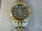 VINTAGE SEIKO QUARTZ WATCH MENS SPORTS 150 ANALOG DIGITAL BLUE DIAL NEW BATTERY
