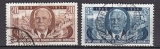 443-444 TOP   gestempelt  Satz  5 Jahre DDR  / Wilhelm Pieck